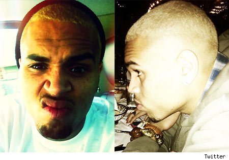 WTF was CHRIS BROWN thinking when he dyed his whole head BLONDE?